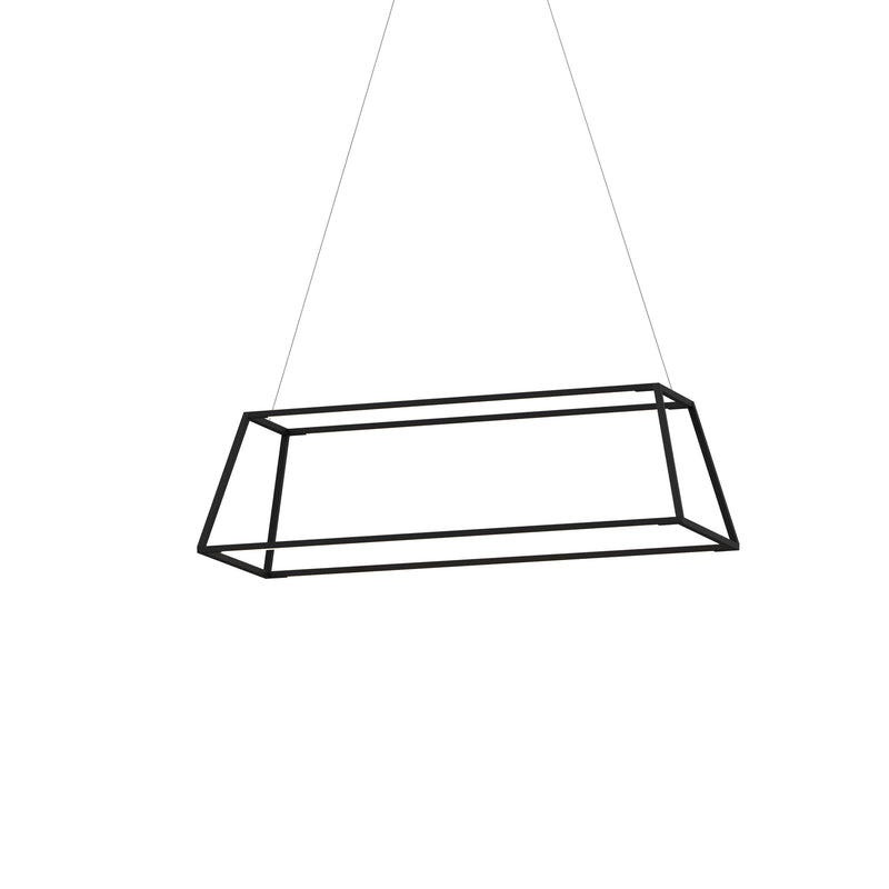Koncept ZBP-38-RR-SW-MTB-CNP LED Pendant, Matte Black Finish - LightingWellCo