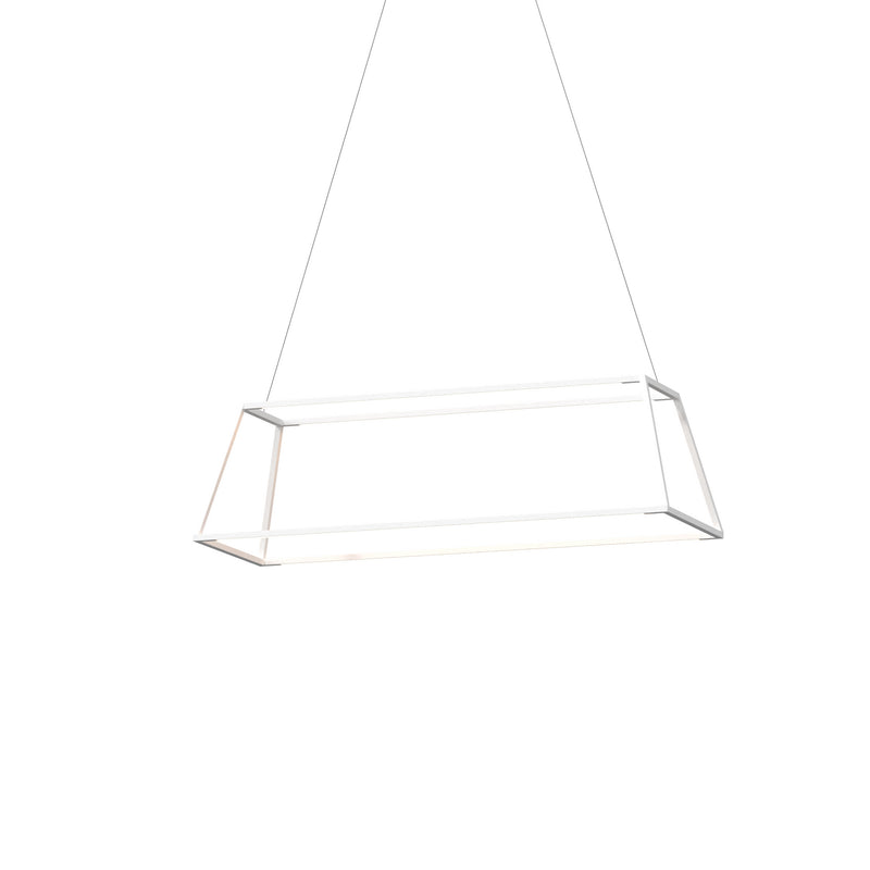 Koncept ZBP-38-RR-SW-MWT-CNP LED Pendant, Matte White Finish - LightingWellCo