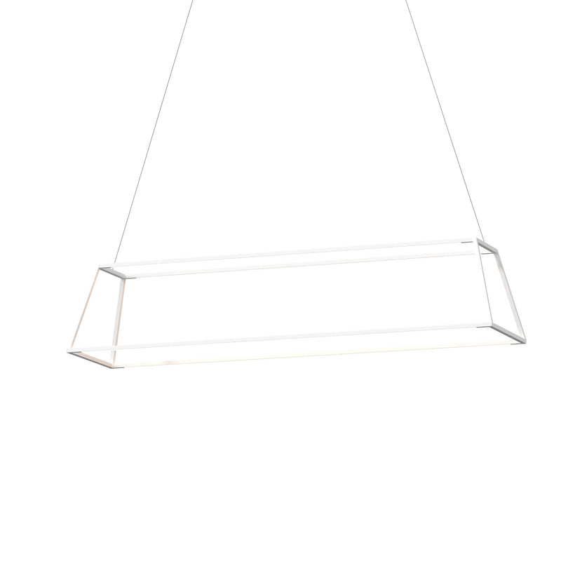 Koncept ZBP-54-RR-SW-MWT-CNP LED Pendant, Matte White Finish - LightingWellCo