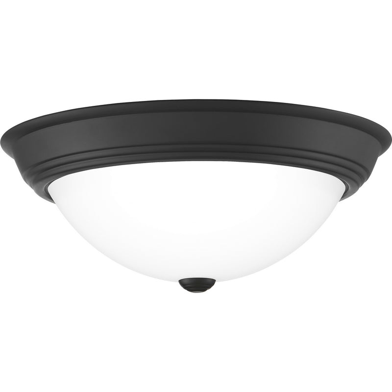 Quoizel ERW1615MBK Three Light Flush Mount, Matte Black Finish - LightingWellCo