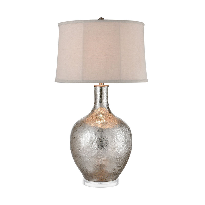 ELK Home 77103 One Light Table Lamp, Silver Mercury Finish-LightingWellCo