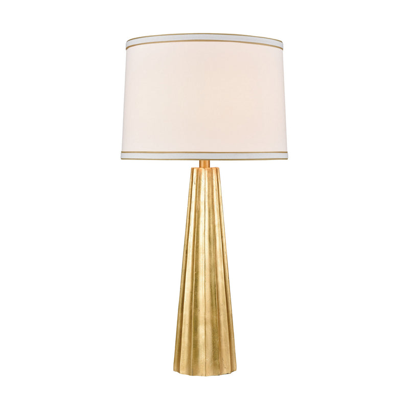 ELK Home 77107 One Light Table Lamp, Gold Leaf Finish-LightingWellCo