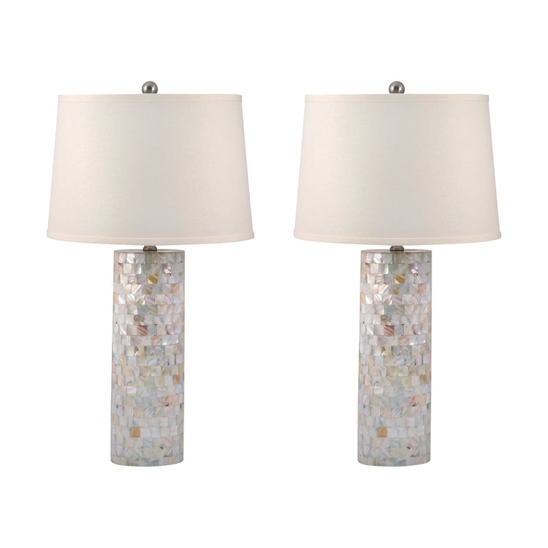 ELK Home 812/S2 Table Lamp (Set of 2), Mother Of Pearl Finish - At LightingWellCo