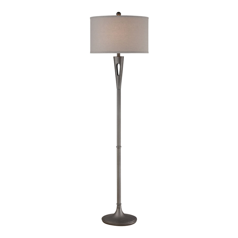 ELK Home D3992 One Light Floor Lamp, Pewter Finish-LightingWellCo