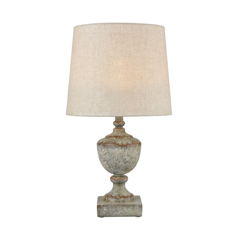 ELK Home D4389 One Light Table Lamp, Antique Gray Finish-LightingWellCo