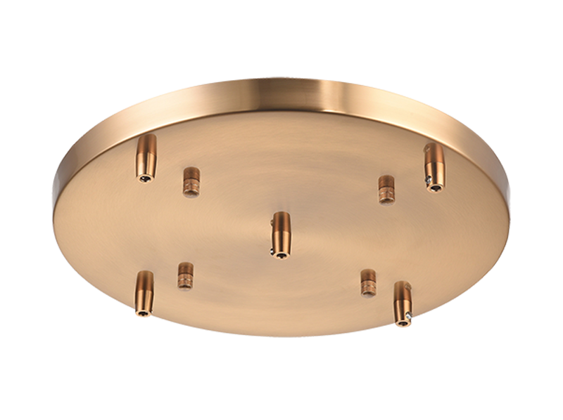 Matteo Lighting CP0105AG Ceiling Canopy Light, Aged Gold Brass Finish - LightingWellCo