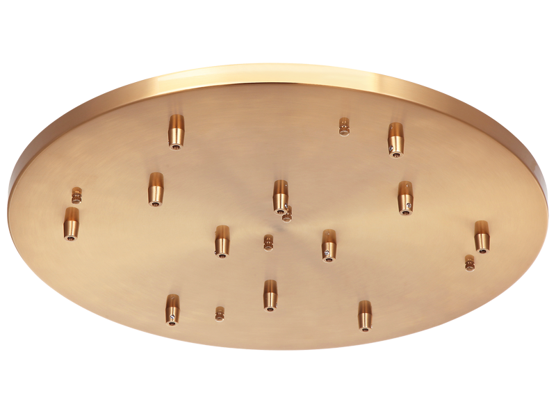 Matteo Lighting CP0112AG Ceiling Canopy Light, Aged Gold Brass Finish - LightingWellCo
