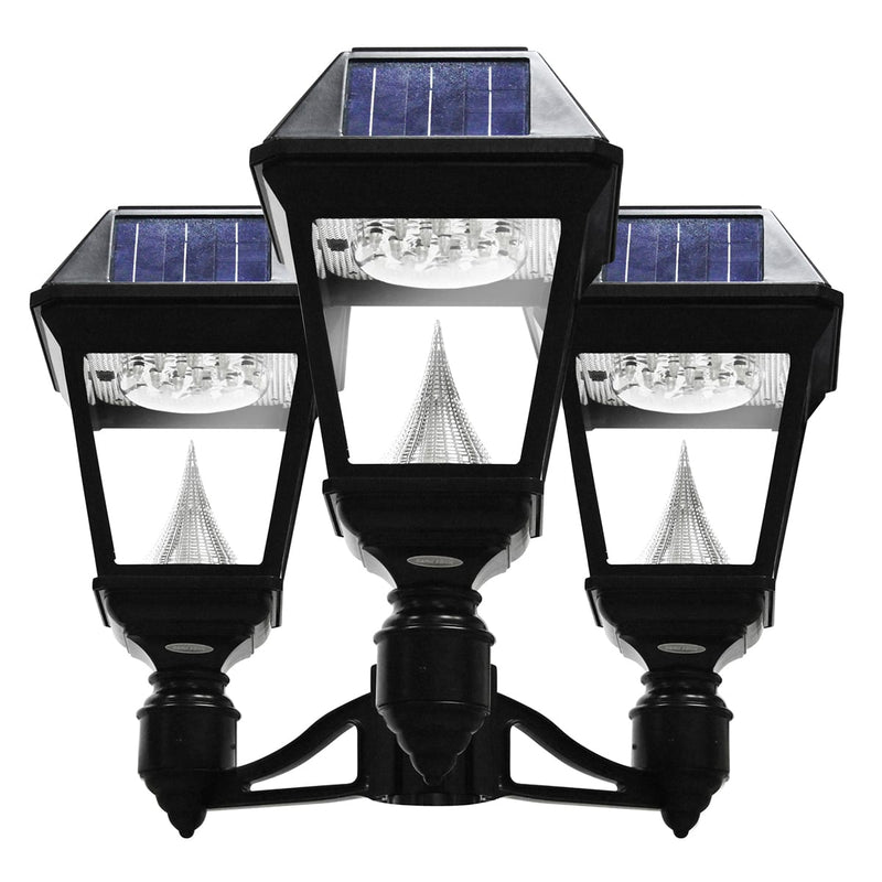 Gama Sonic GS-97NF3 Imperial II Solar Light - Triple Lamps - 3" Fitter - LightingWellCo