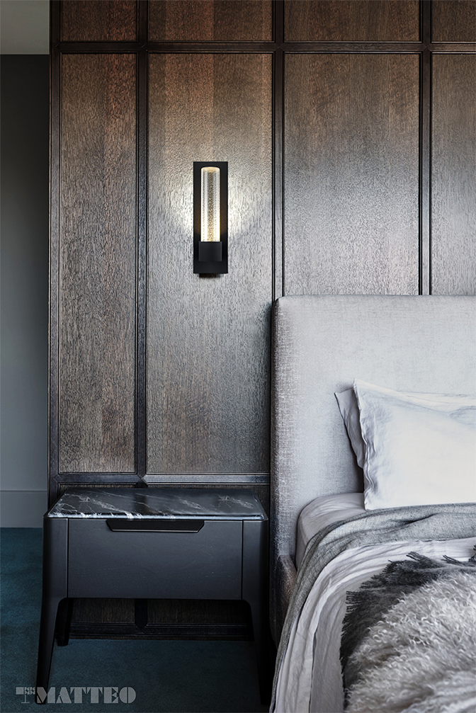 Matteo Lighting S02701MB LED Wall Sconce Light, Matte Black Finish - LightingWellCo