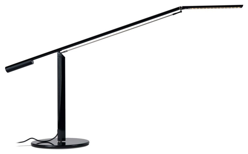 Koncept Equo Desk Lamp with Warm White Light Black - ELX-A-W-BLK-DSK - LightingWellCo