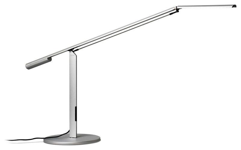 Koncept Equo Desk Lamp with Cool White Light Silver - ELX-A-C-SIL-DSK - LightingWellCo