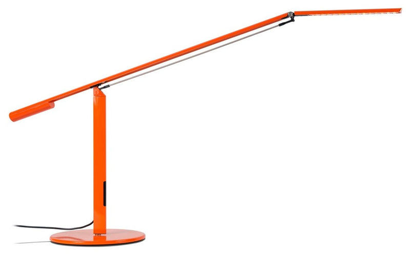 Koncept Equo Desk Lamp with Cool White Light Orange - ELX-A-C-ORG-DSK - LightingWellCo