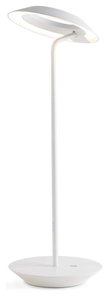 Koncept Royyo Desk Lamp with Honeydew Felt Base Matte White - RYO-SW-MWT-HDF-DSK - LightingWellCo