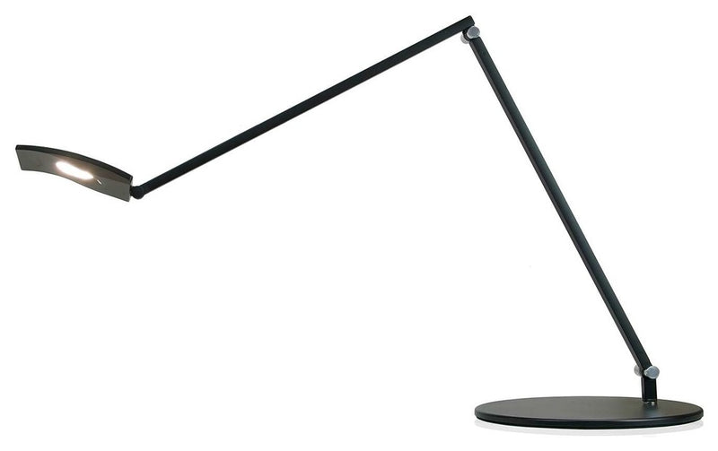 Koncept Mosso Pro Desk Lamp with Power Outlet Base Metallic Black - AR2001-MBK-PWD - LightingWellCo
