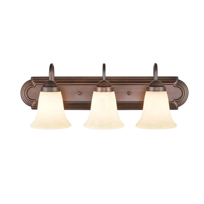 Millennium 4193-RBZ Three Light Vanity, Rubbed Bronze Finish - LightingWellCo