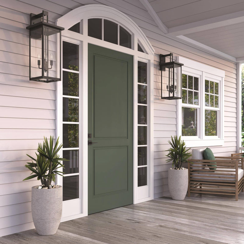 Millennium 2603-PBK Four Light Outdoor Wall Bracket, Powder Coat Black Finish - LightingWellCo